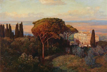 View of the Villa Falconieri